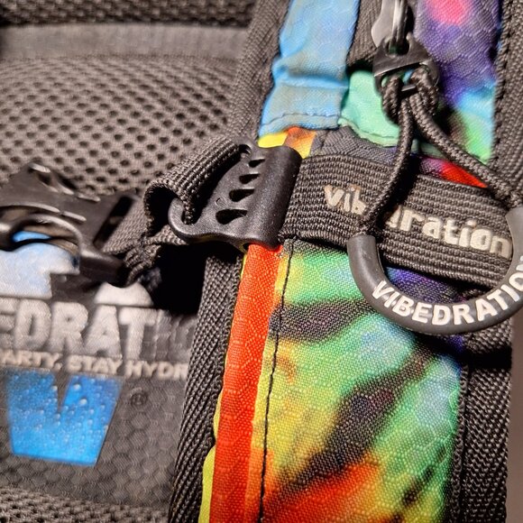 Vibedration Hydration Backpack w/o bladder - Rainbow Tie Dye main image 2